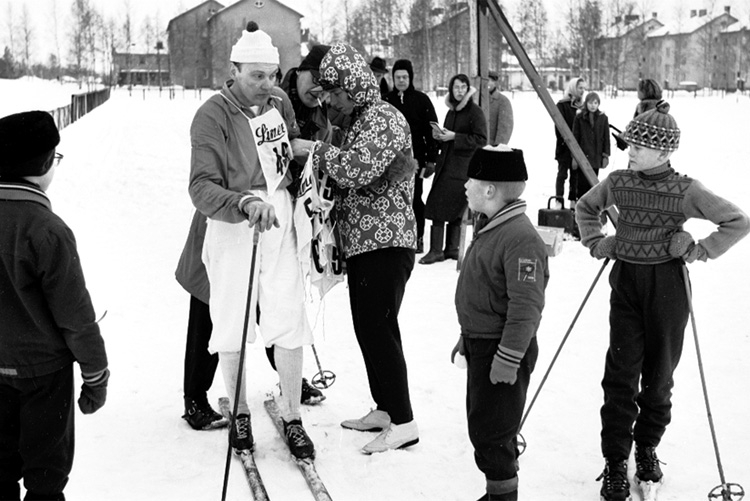 DM på skidor i Hällefors, skidtävling.
