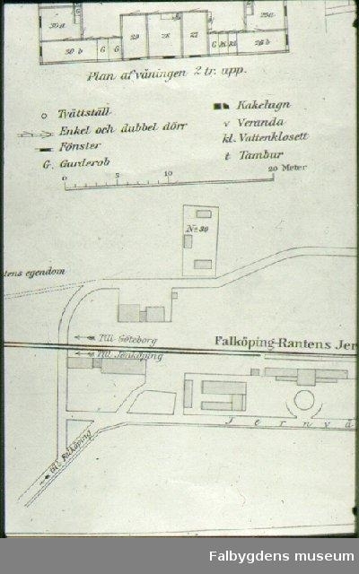 Karta: Mössebergs sanatorium, plan.