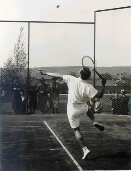 Tennisspelare Nyström.