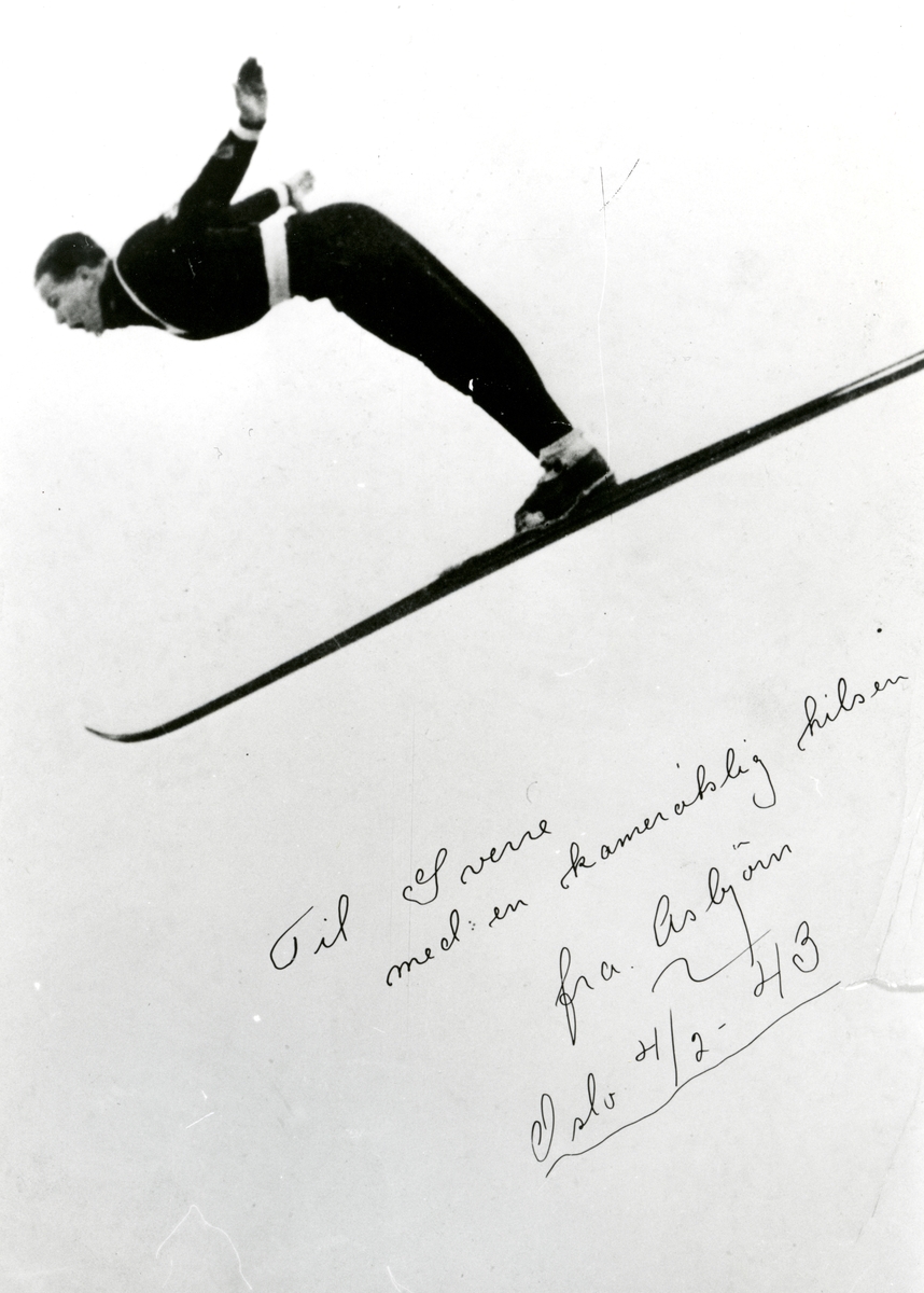 Kongsberg skier Asbjørn Ruud in action