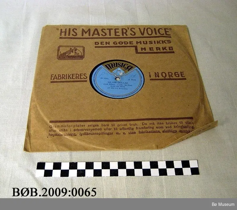 78-plate i  "His Master's Voice" papiretui