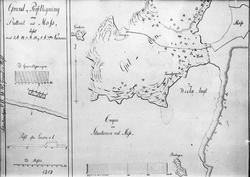 Avfotografert utsnitt fra et kart fra Jeløy og Moss 1812.
"