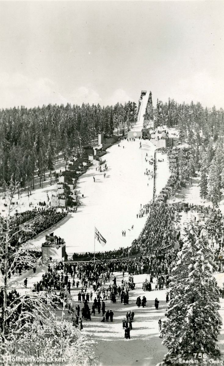 The Holmenkollen ski jump at Oslo