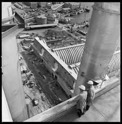 Fullgjødselanlegg III under konstruksjon.