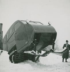 Colbjørnsens Bombardier snowmobil fra perioden 1936-1950