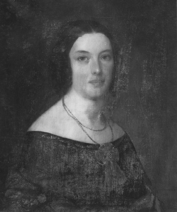 Porträtt av fru Corinna Holmström, född Bruhn
