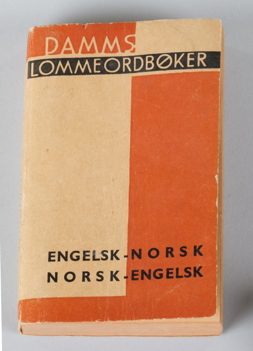 Lommeordbok Norsk-Engelsk, Engelsk -Norsk.