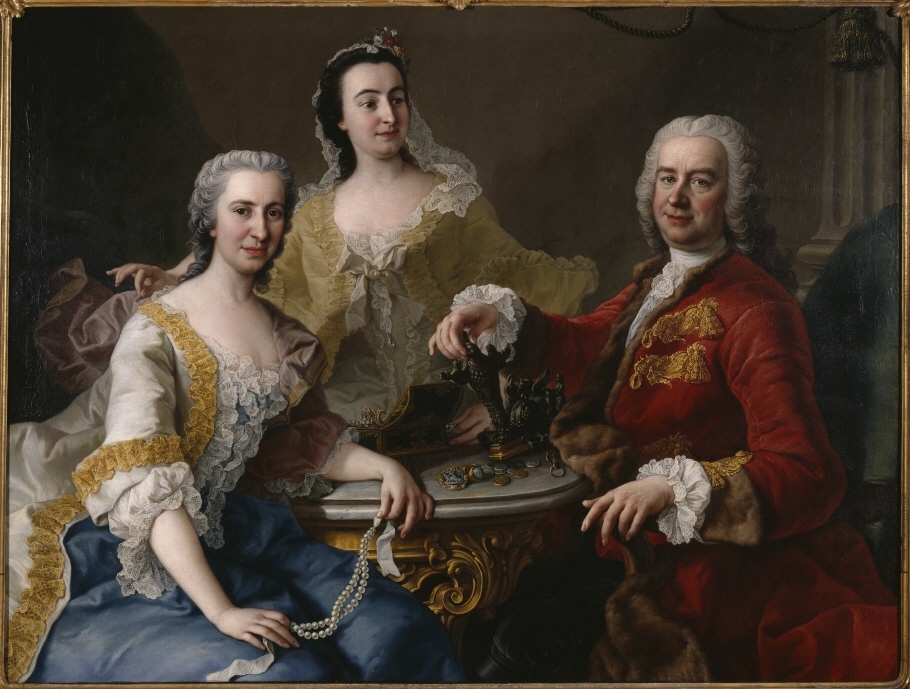Joseph de France (1691-1761) med familj
