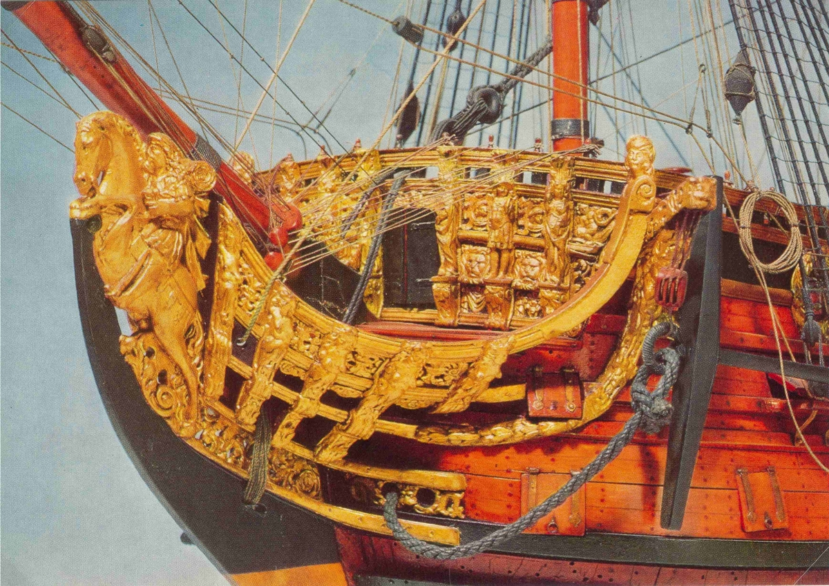 HMS Prince sjösattes 1670 vid Chatham.  Hon var ett 100 kanoners fartyg och var rikt utsmyckad med ornament speciellt i  fören. Prince deltog i slaget vid Solebay där holländarna förlorade, hon blev dock hårt åtgången. Prince skrotades 1692 men en del av virket användes för att bygga Royal William.