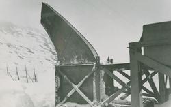 Brøyting på Filefjell februar 1938