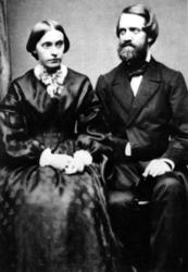 Hans Henrik Jæger med frue. Sorenskriver på Nordmøre fra 186