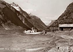 Postkort ";10/68"; med motiv fra Eikesdalvatnet, i Eikesdale