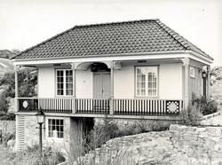 Foto fra et spesielt arkitektonisk bolighus i Kristiansund, 