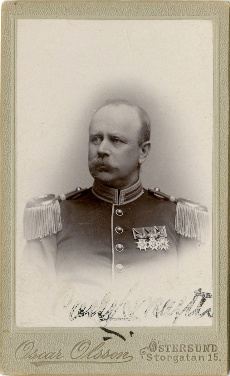 Porträtt av Carl Göran Skytte, major vid Jämtlands fältjägarkår I 23.