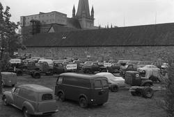 Bilutstillingen på ytre Kongsgård 1953.