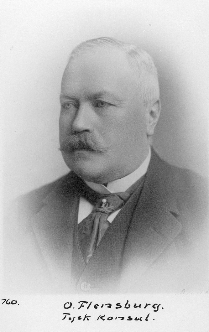 Oscar Flensburg. Tysk Konsul