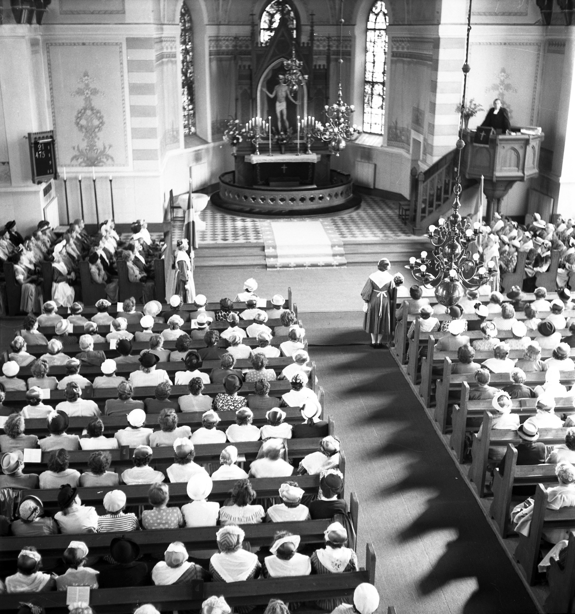 Husmodersträff i Skutskär. 15 augusti 1950.




