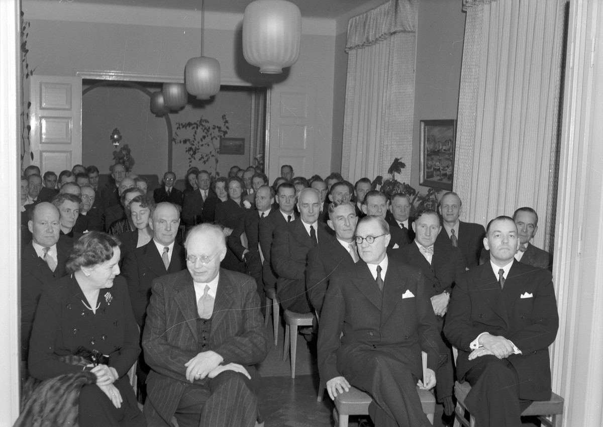 Valbo Omnibuss AB jubileum festligheter på Baltic. 24 november 1950
