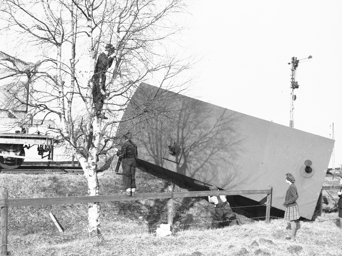 Urspårat godsfinka vid Nynäs. Den 18 April 1942
