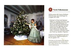 Postkort. Jule- og nyttårskort.  Ubrukt. Motiv fra Norsk Fol