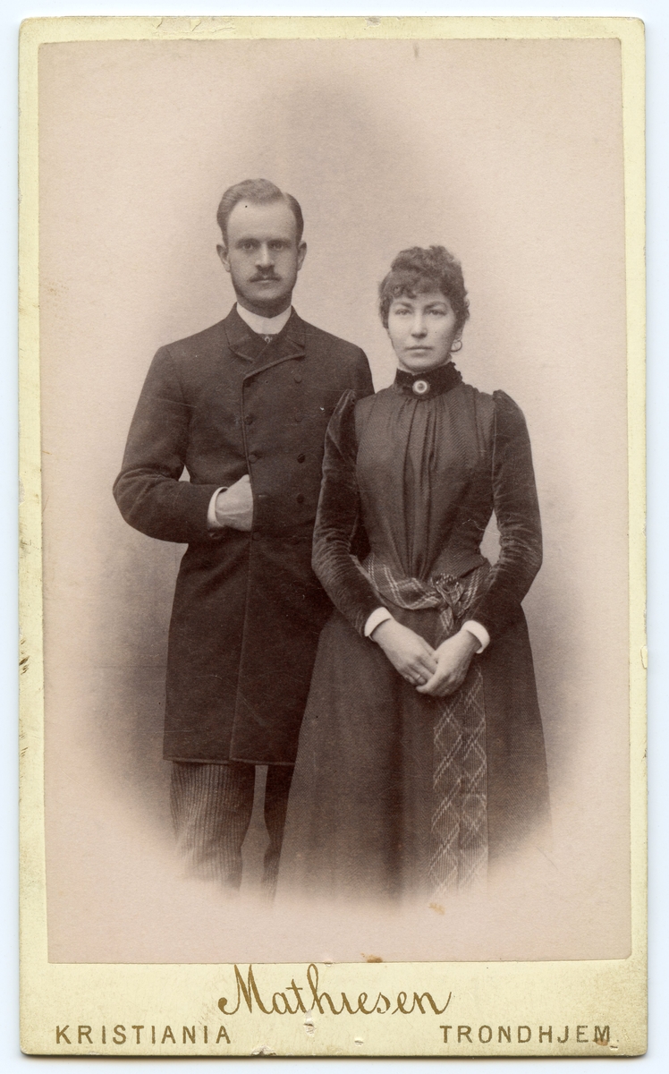 Johan Adolph Steen Swensen og hustru Margrethe Christine Dortea Beichmann