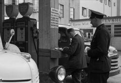 Trafikkproblemer under bensinstreiken. Lysholmgårdens bensin