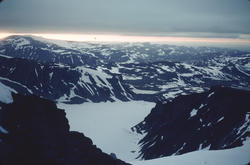 Uts. Glittertind fra Surtningsui 2368 m Kl. 24 28/6-82