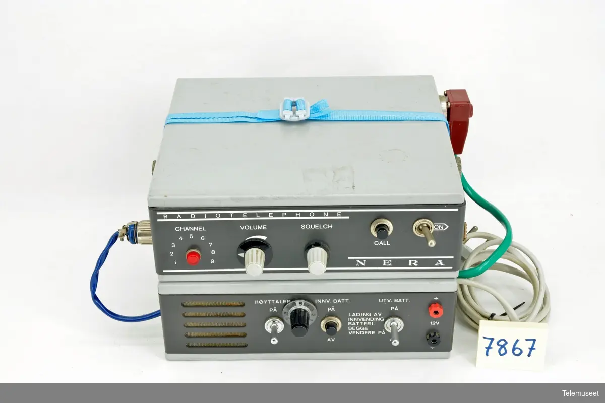 Nera OLT
24 kanaler
VHF-tranceiver
Modell: CM 15  VB-9P