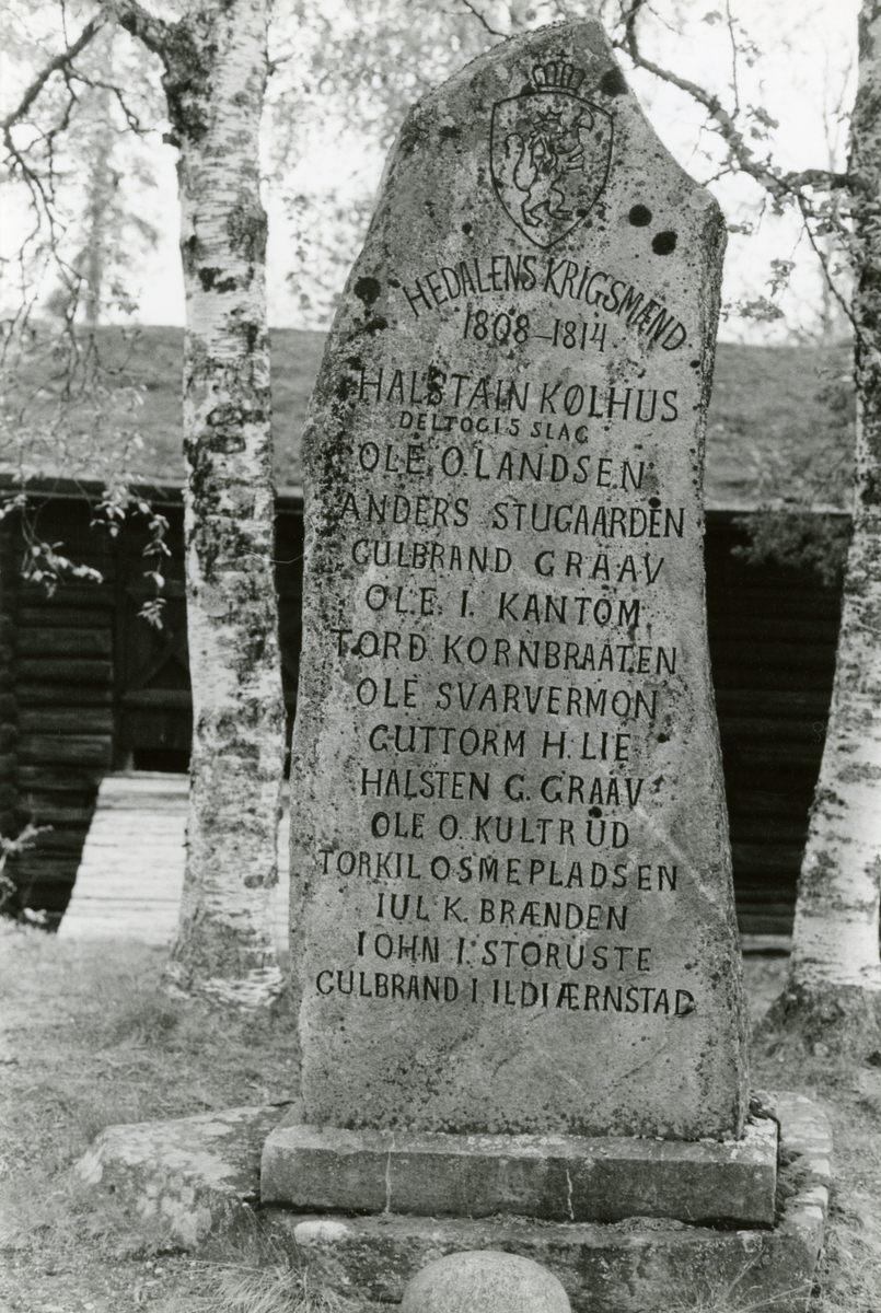 Bautastein på Bautahaugen samlinger, Sør-Aurdal.