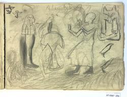 Adam og Eva [Tegning]