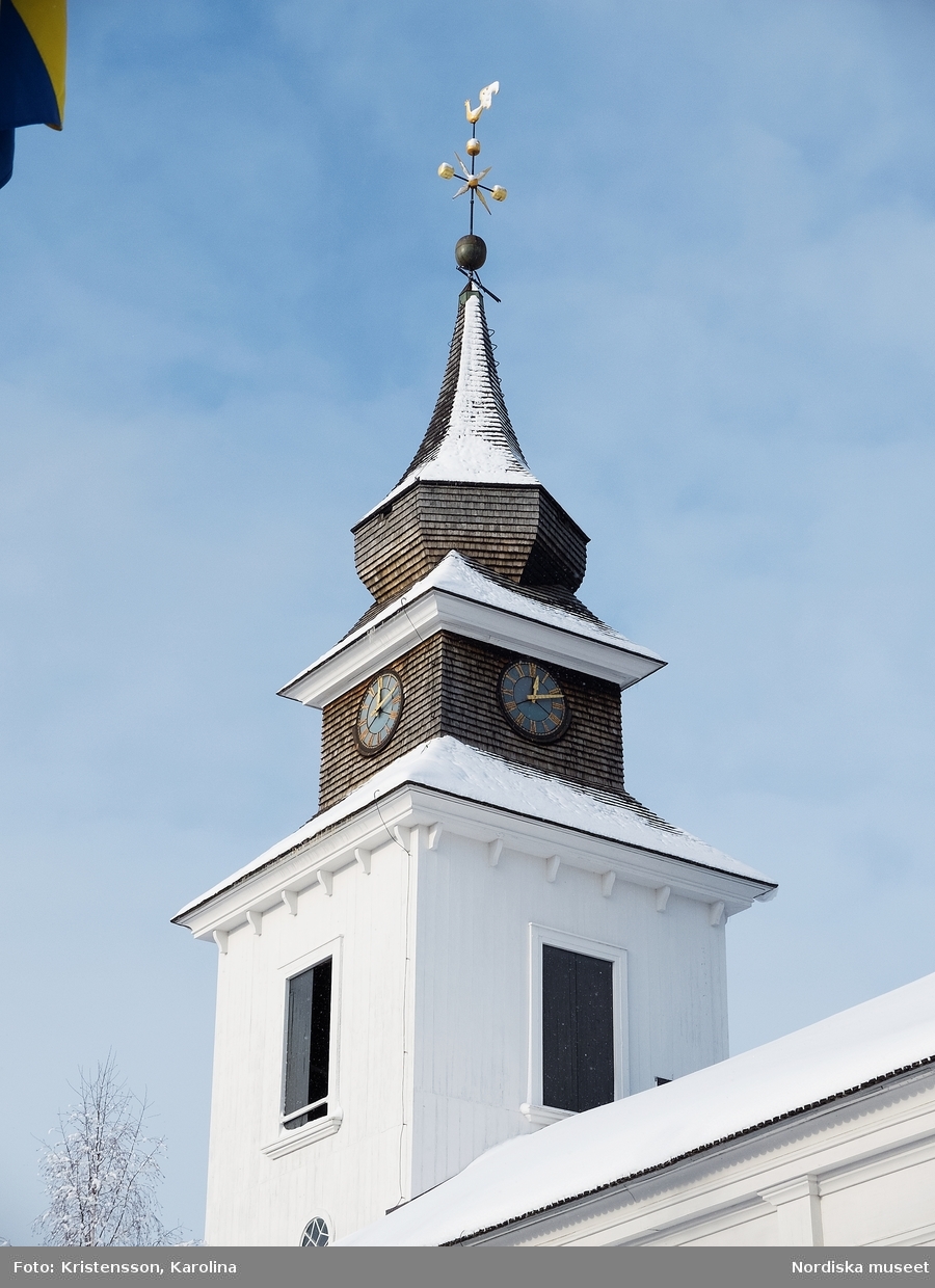 Vilhelmina kyrka, snö, Arktis