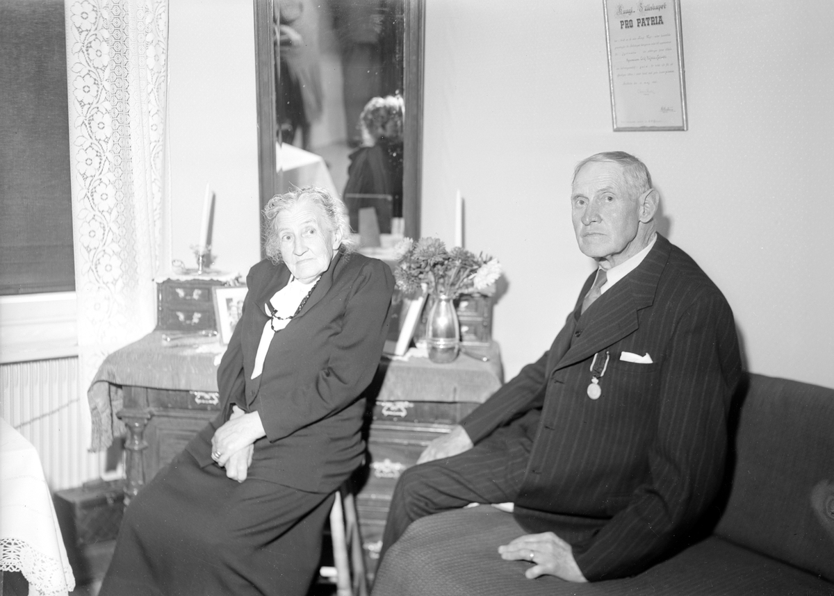 Pensionärshemmet, Bomhus. Foto i augusti-september 1948.
