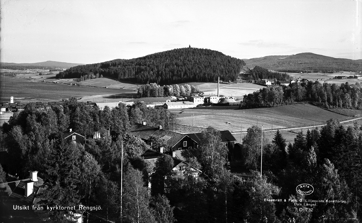 Utsikt från Kyrktornet, Rengsjö, Hälsingland


