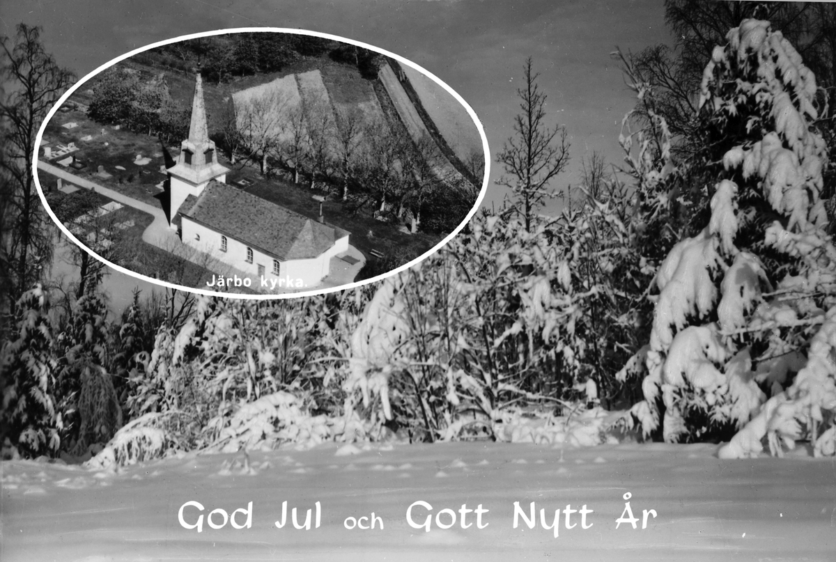 "GOD JUL och GOTT NYTT ÅR", Järbo, Dalsland, Västra Götaland.