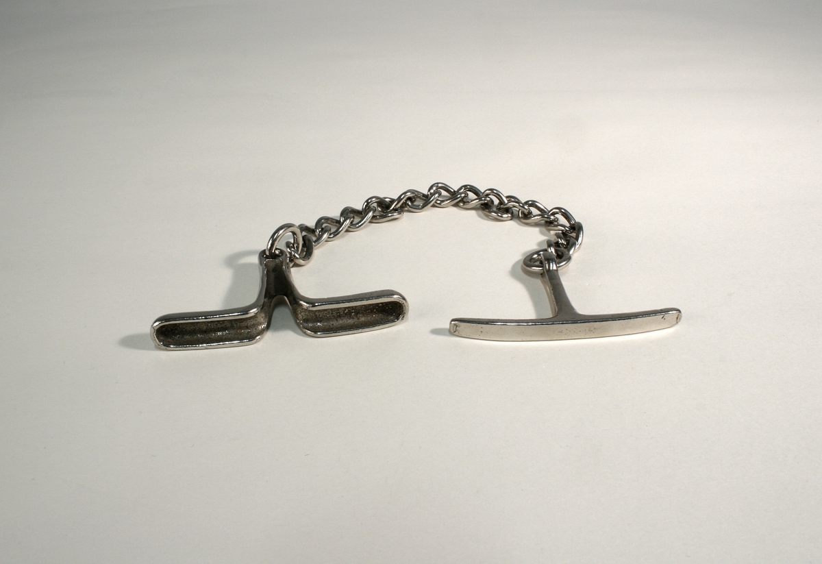 Kattestrype av metall, brukt til å dra inn fanger etter håndleddet.