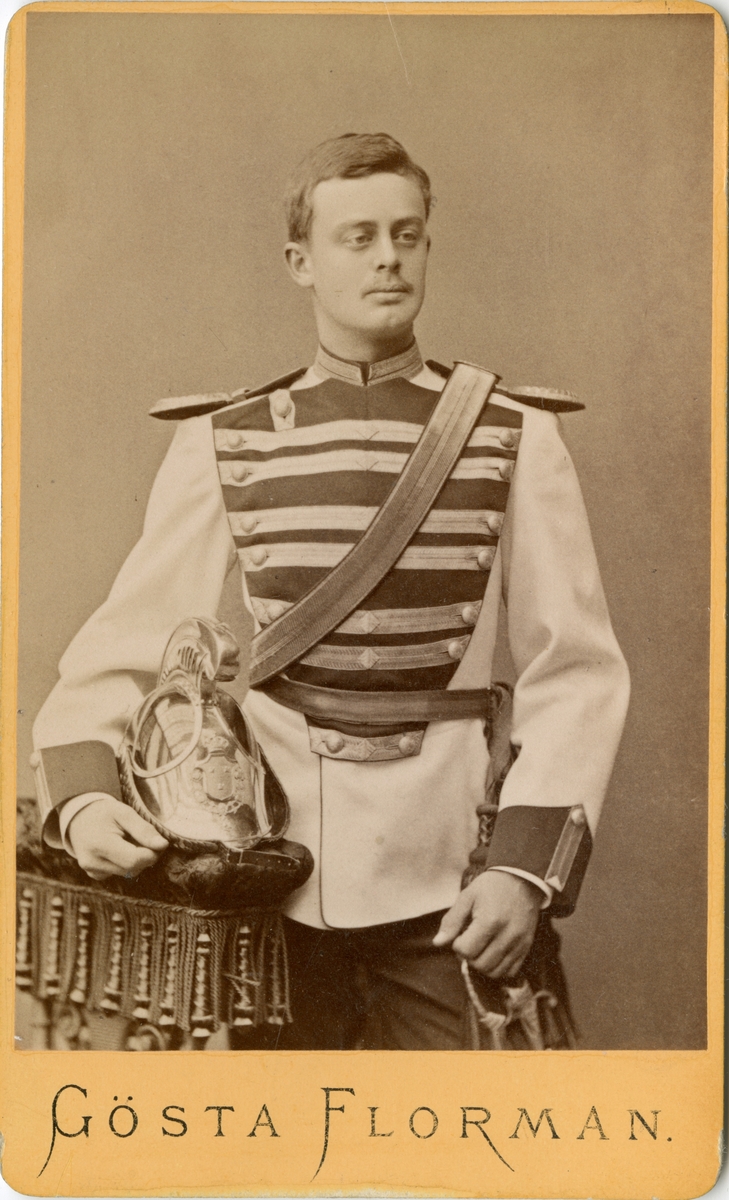 Porträtt av Axel Hansson Wachtmeister, löjtnant vid Livregementets dragonkår K 2.