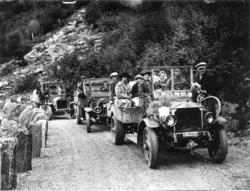 3 lastebilar i Byebergom