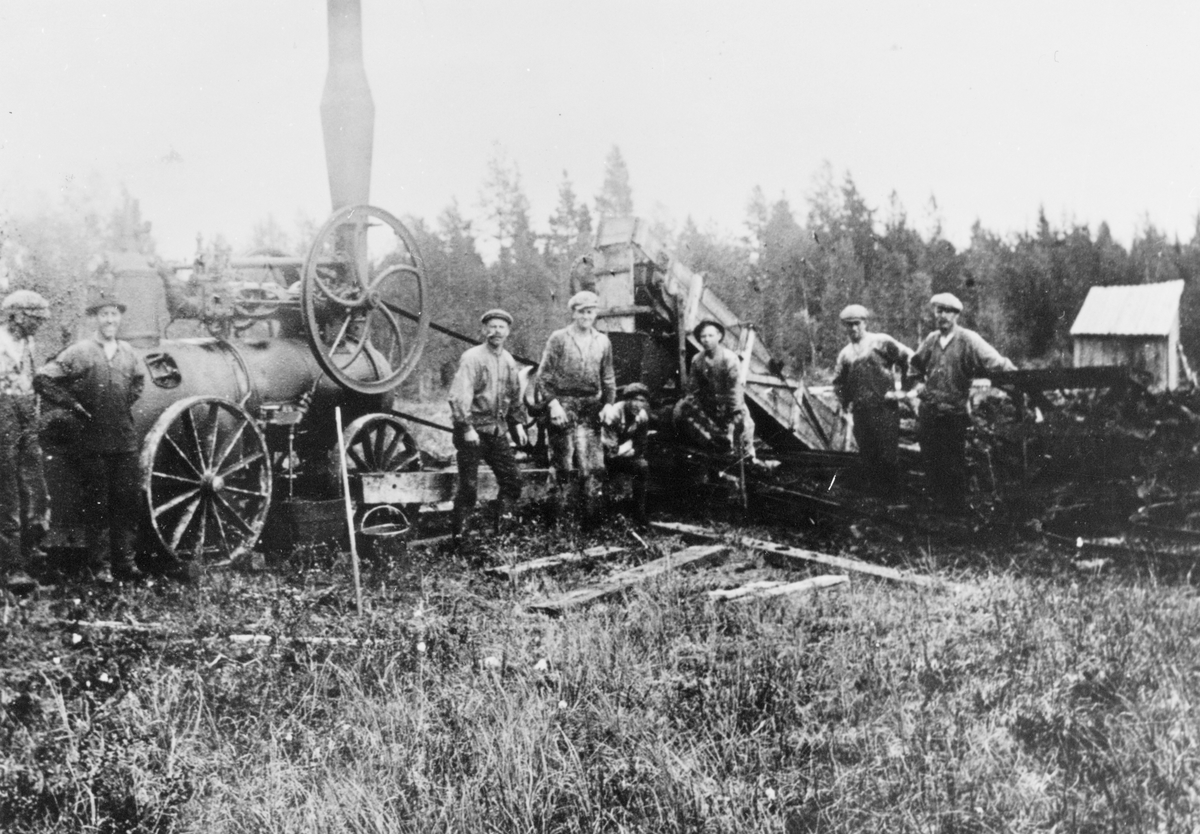 Bränntorvstagning på Fasmur 1916.