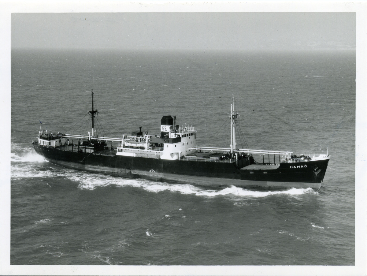 Lastfartyget ss Hamnö ägdes av Firma Gustaf Erikson 1955 - 1966