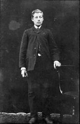 Portrett av Edvard Normann Thorbergsen.