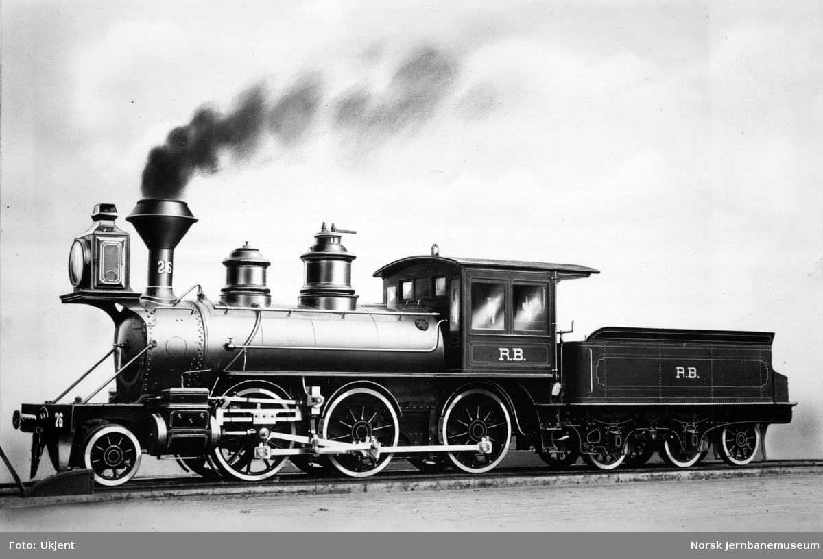 Damplokomotiv type XVII nr. 26 som nytt