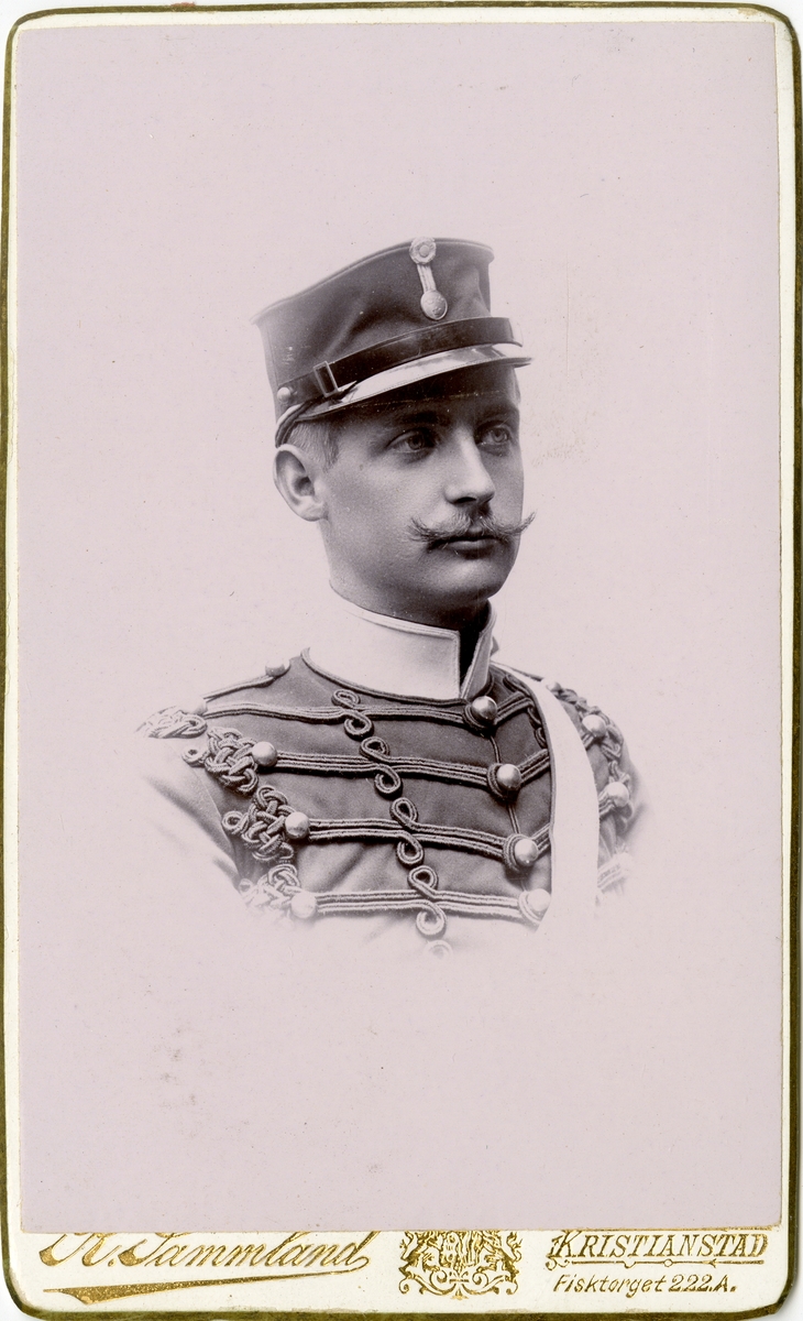 Porträtt av okänd officer vid Wendes artilleriregemente A 3.
