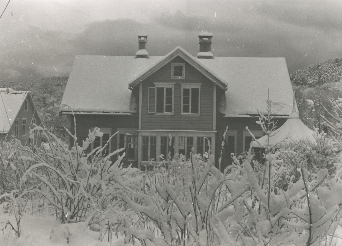 Dokumentasjonsbilder i serie av Hamrevillaen på Skuggen, Nørvasund.