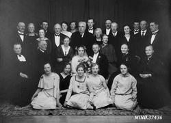 Gruppebilde, bryllup