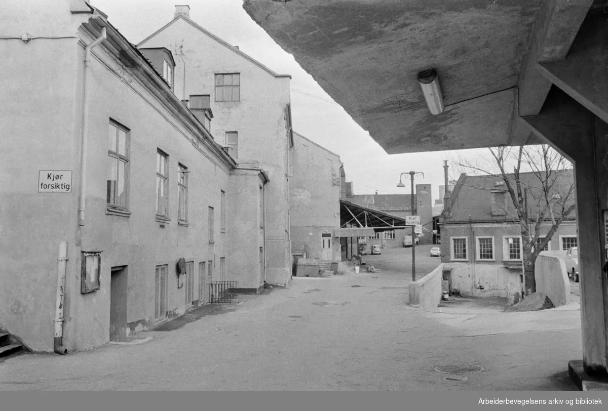 Maridalsveien: Sosialsenteret. Maridalsveien 3. skal bli sosialsenter. Oktober 1972