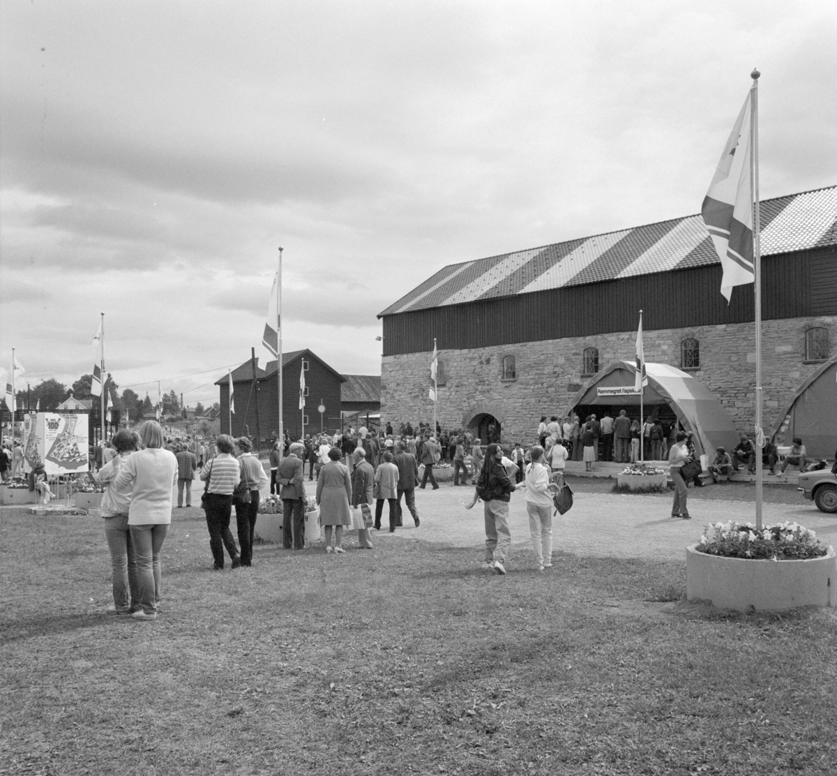Norske Melkeprodusenters Landsforbund, NML 100 år 1881-1981.Jubileumsdager,utstilling,Domkirkeodden,Hamar