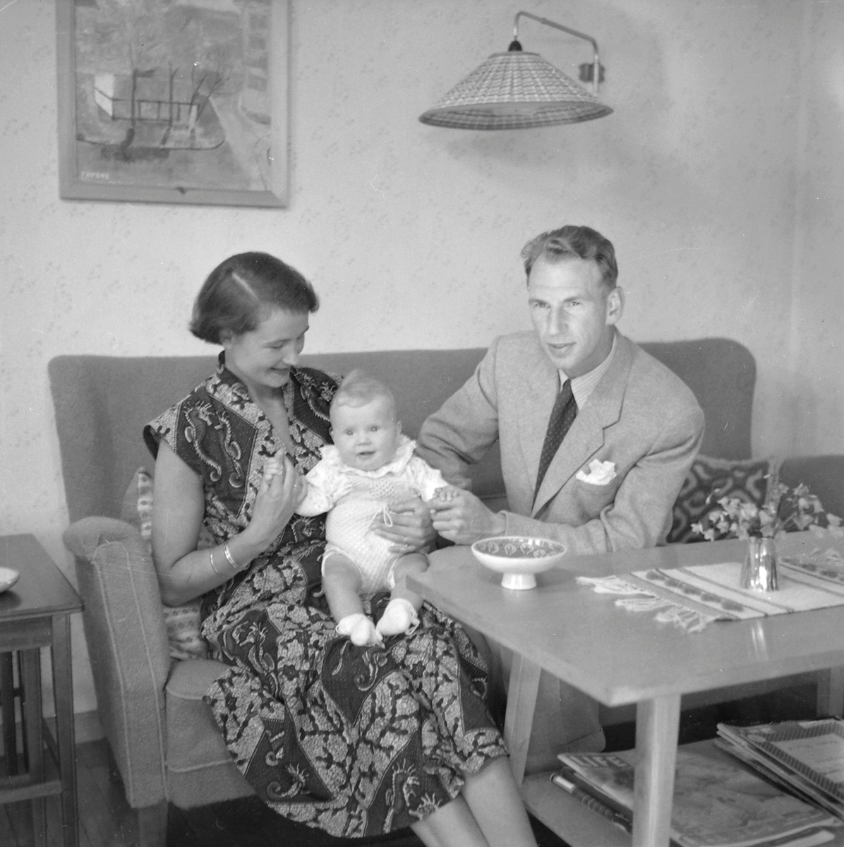 Chr. Ellingsen med frue og barn