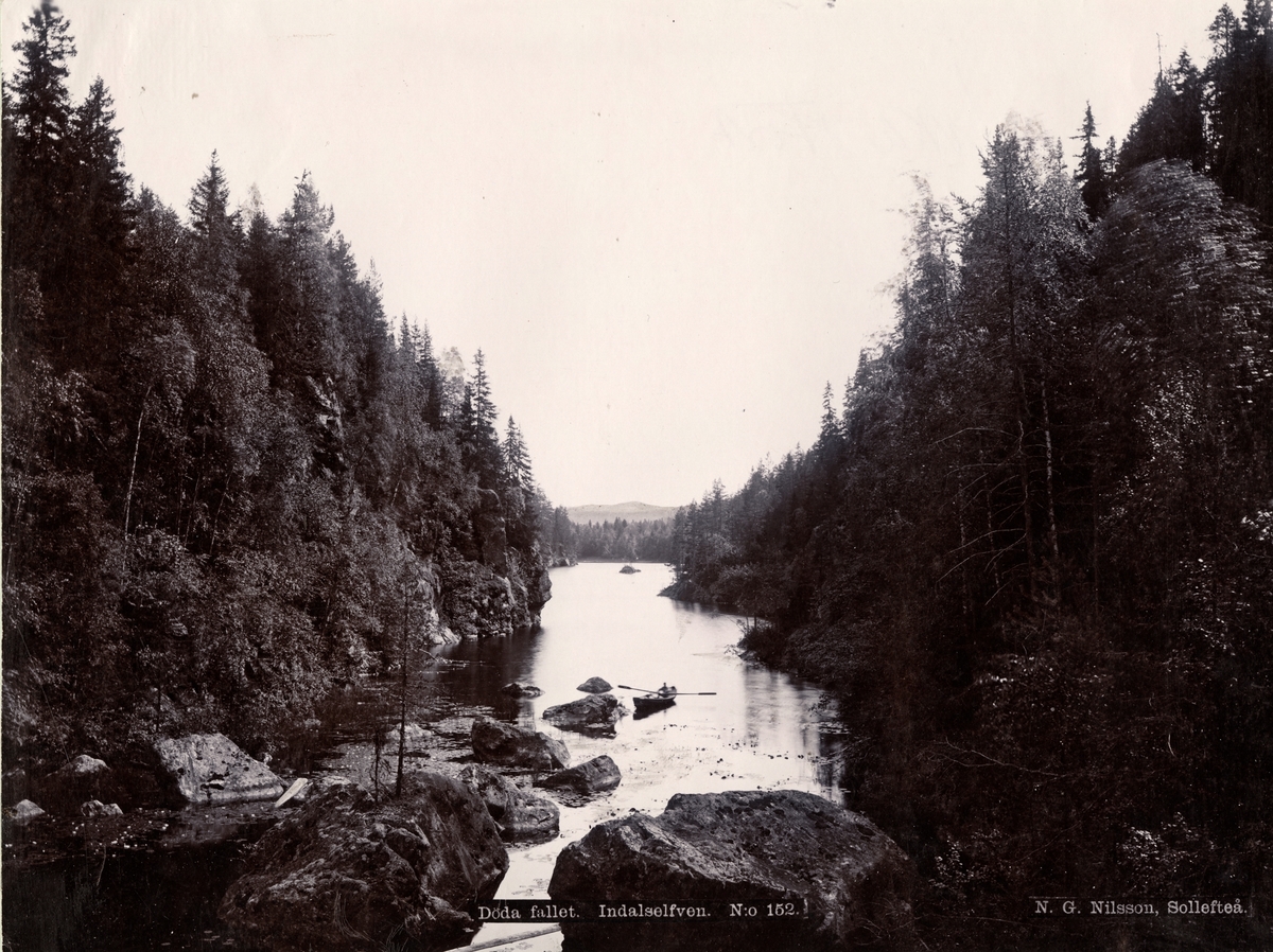 Döda fallet, Indalsälven vid Ragunda socken, 1899.