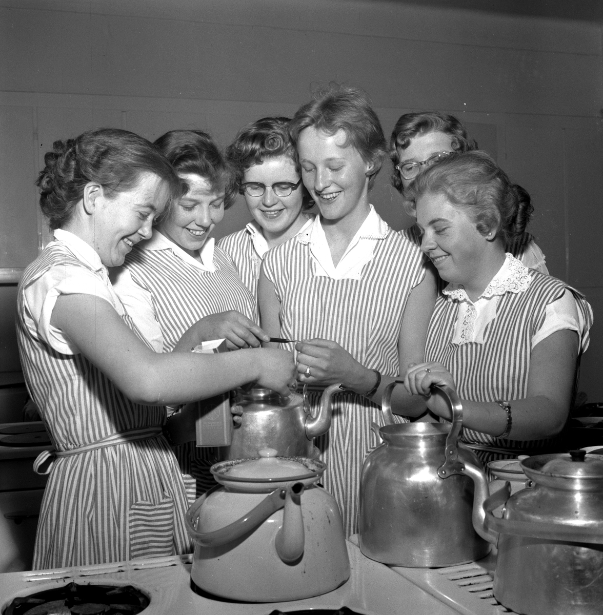 Matlagningskurs.
Maj 1956.