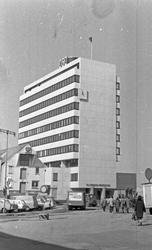 Westamaranen "Tryving". DSD-bygningen. Interiør- og eksteriø